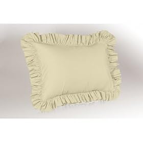 Poly/Cotton Solid Color Pillow Sham, Std.