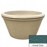 Wausau Tf4308 Round Planter - Weatherstone Soulard Green 48x24 Wausau Tf4308 Round Planter - Weatherstone Soulard Green 48x24