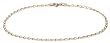 14k Yellow Gold Italian 1.95mm Open Curb Link Anklet, 9"