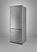 Summit FFBF285SSIM - Full-sized refrigerator-freezer with ice maker, frost-free operation, stainless steel door, and bottom freezer