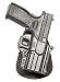 Fobus Paddle Belt Holster Left Hand Black 4 & 5 Springfield XD