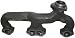 77-79 OLDSMOBILE OMEGA EXHAUST MANIFOLD, 8 Cyl, 305 CID (5.0L), 350 / 351 (5.7L), Brougham F85 Model, LH, HOL#327-942L (1977 77 1978 78 1979 79) G960710