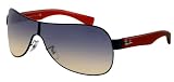Ray-Ban RB 3471 Sunglasses Matte Black APX Gradient Blue