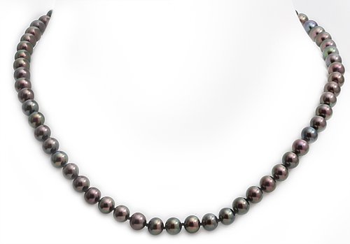 Kimura Pearls Damen Kette 9 Karat (375) Wei&szlig;gold FBS7018 Preisvergleich