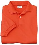 NEW Hanes Stedman - 55-Ounce Jersey Knit Sport Shirt Orange-3XL