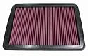 K&N ENGINEERING 33-2271 Air Filter; Panel; H-1 in.; L-11.75 in.; W-9.313 in.;