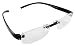 ELS Rimless Rectangular Unisex Spectacle Frame Transparent Eyewear (86102-BLACK-S-T1) RS.295.00