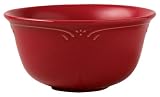 Pfaltzgraff Winterberry Ruby 24-Ounce Deep Soup/Cereal Bowls, Set of 4