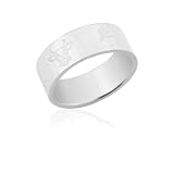 Ziovani Etched Chinese Animal Birth Sign Dragon Stainless Steel Ring