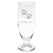 Paw Print Beer Glass