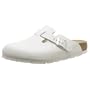 Birkenstock Boston Leather Clog,White,39 M EU