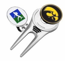 Iowa Hawkeyes Divot Tool Hat Clip With Golf Ball Marker Of 2)
