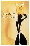 L'Instant Taittinger (Grace Kelly Champagne Ad) Art Poster Print - 24' X 36'