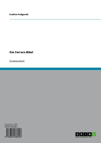 Die Ferrara-Bibel (German Edition)