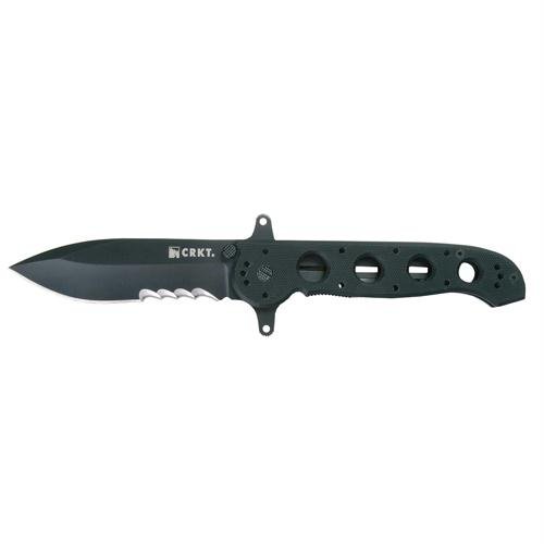 CRKT M21 Folding Knife, Veff Combo Edge, Black TitanNitride Blade/Handle M21-14SFG CRKT M21 Folding Knife, Veff Combo Edge, Black TitanNitride Blade/Handle M21-14SFG