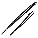 Advantus Deluxe Lanyards, Ring Style, 26"-48"" Long, Black, 12/Pack (AVT91138)