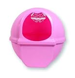 Roundabout Dome Cat Litter Box, Pink