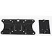 VideoSecu LCD Monitor Flat Panel TV Wall Mount VESA 200x100/100x100mm load 66lbs (Black) B01