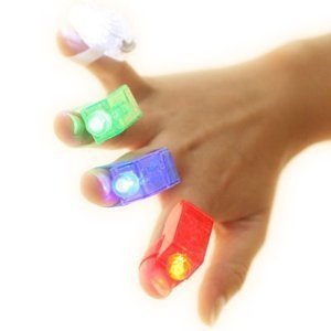 SODIAL(TM) Laser Finger Beams - 48 ct. box Bright LED finger lights