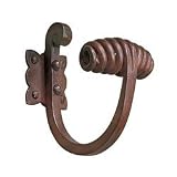 105 x 70mm Forged Iron Hook - Matt Black