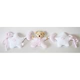 Pink Baby Stroller Toys Highchair Baby Rattle Toy - Moons and Stars Collection.