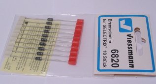 Viessmann 6820 - Bremsdioden f&uuml;r Selectrix, 10 St&uuml;ck Preisvergleich