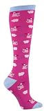 Sock It To Me Flying Pigs Pink Knee High Socks, one size