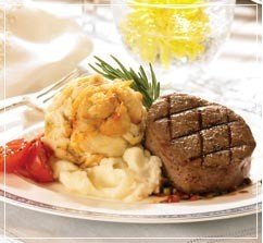 Bay Style Surf & Turf by Crab Cakes
