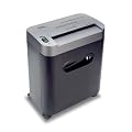 AmazonBasics 8-Blatt Mikroschnitt-Aktenvernichter mit herausziehbarem Auffangbeh�lter f�r Papier/CDs/Kreditkarten