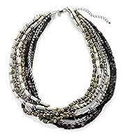 Assorted Bead Multi-Strand Necklace