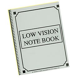 Low Vision Notebook