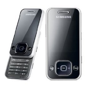 SAMSUNG SGH-F250 MUSIC SLIDE GSM CELL PHONE UNLOCKED (ICE BLUE COLOR)
