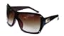 Black Flys Fly Girls ON THE FLY Womens Sunglasses Shiny Brown with Brown Lenses