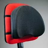 Compucessory Back Support with Removable Cover Adjustable Strap W400xD100xH400mm Black Ref CCS39150