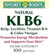 "KLB6(Kelp,Lecithin,VitaminB-6&CiderVinegar)softge"