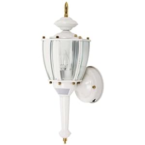Designers Edge L-2553WH 16-Inch Dual Eye Motion-Activated Outdoor One-Light...
