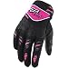 Fox Racing Women's Dirtpaw Gloves - 9/Black/Pink