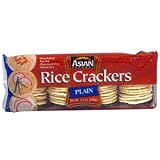 Asian Gourmet Rice Crackers Plain 3.5 oz (6 pack)