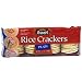 Asian Gourmet Rice Crackers Plain 3.5 oz (6 pack)