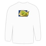 Long Sleeve T-shirt with tall, big, small, lips, fish, thin, tail, colorful