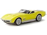 Review AutoArt  / Diecast Model Chevrolet Corvette Convertible (1969) in Yellow