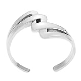 Sterling Silver Women's Celtic Knot Toe Ring Hypoallergenic Nickel Free .925 Stamp Adjustable Size