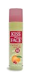 Kiss My Face Organic Cranberry Orange Lip Balm, SPF 15, .15-Ounce Sticks (Pack of 6)