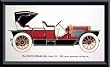 Art Poster Metal Framed Print - White Steam Car, 1909 - Artist: unknown- Poster Size: 10 X 13