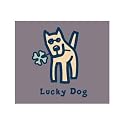 LIFE IS GOOD SHAMROCK DOG S/S TEE SHIRT- MENS