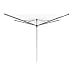 Brabantia Compact Rotary Dryer, 30m, Metallic Grey