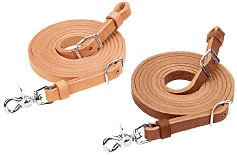 WEAVER LEATHER ROPER REINS HORSE WESTERN BARREL TACK