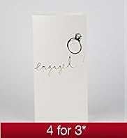 Engaged Illustration Ring Engagement Card