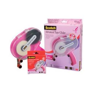 Scotch Advanced Tape Glider: Susan G. Komen For The Cure Pink