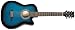 Dean Playmate Small Acoustic 37 Inch Cutaway Blueburst with Gig Bag